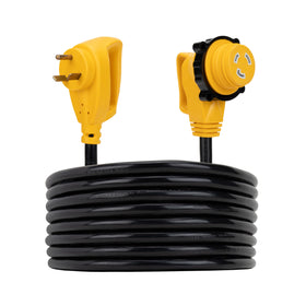 Camco PowerGrip showing both ends, quick connect and reliable power