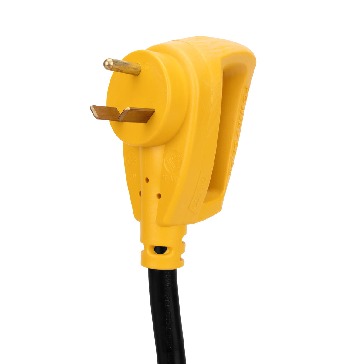 Camco PowerGrip used for Level‑1 EV charging showing safe extended reach