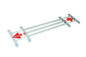 Camco push bar telescoping adjustment showing fit range 20 to 32 inches