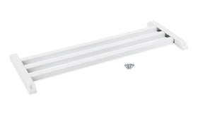 Camco push bar hardware laid out showing included fasteners for easy installation