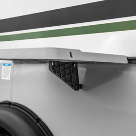 Camco support leg detail illustrating stability and load-bearing benefit