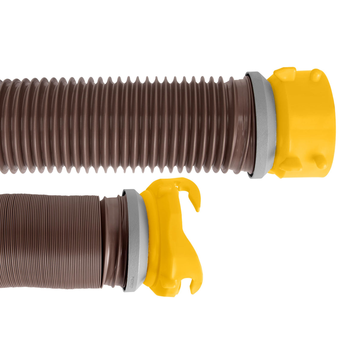 Camco kit connected at campsite sewer showing fast reliable hookup benefit