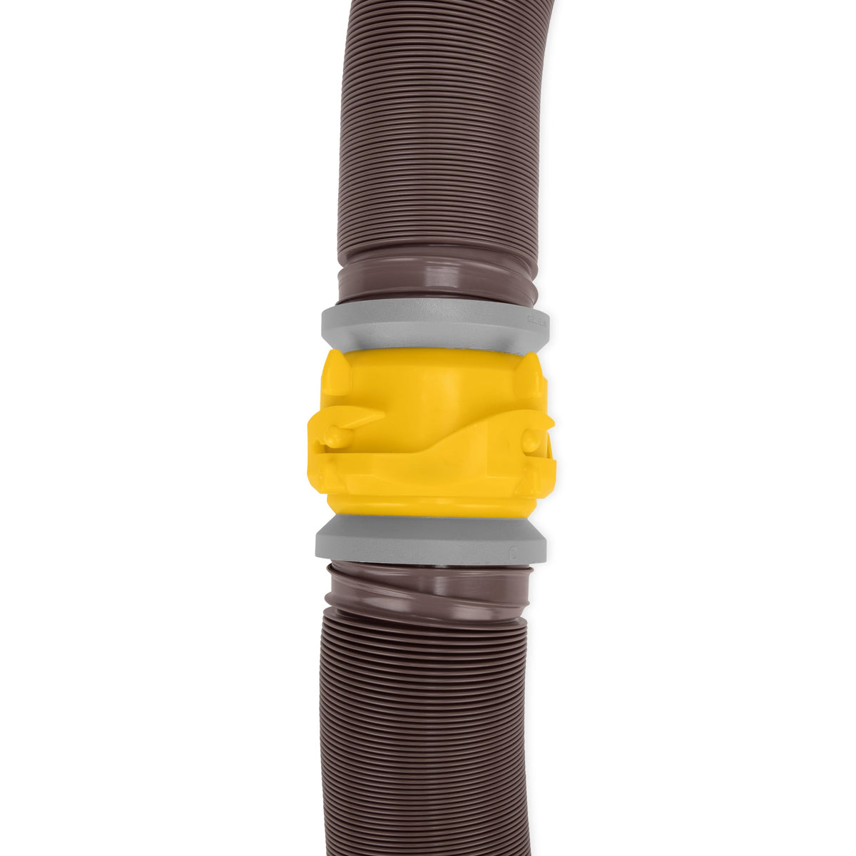 Camco detail of swivel lug fitting showing secure leak-resistant connection benefit