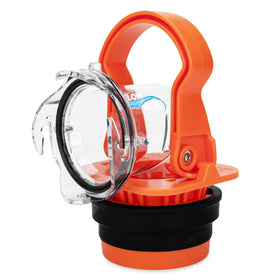 Camco Rhino front view showing clear 90-degree elbow and leak-proof benefit
