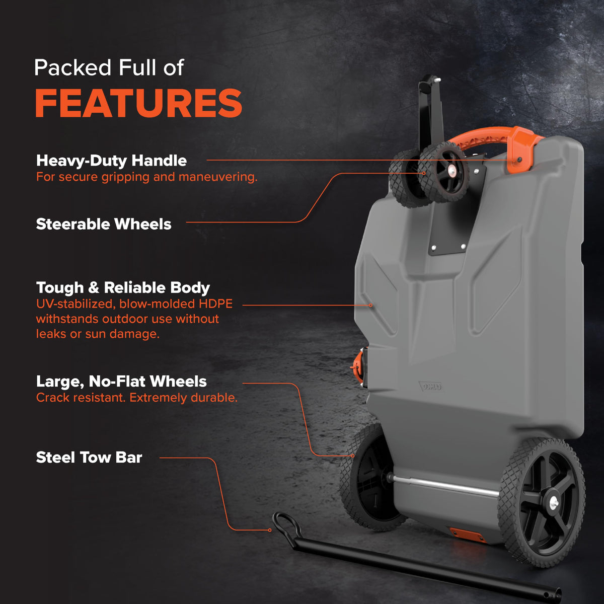 Camco Rhino full accessory kit laid out for quick hookup versatility