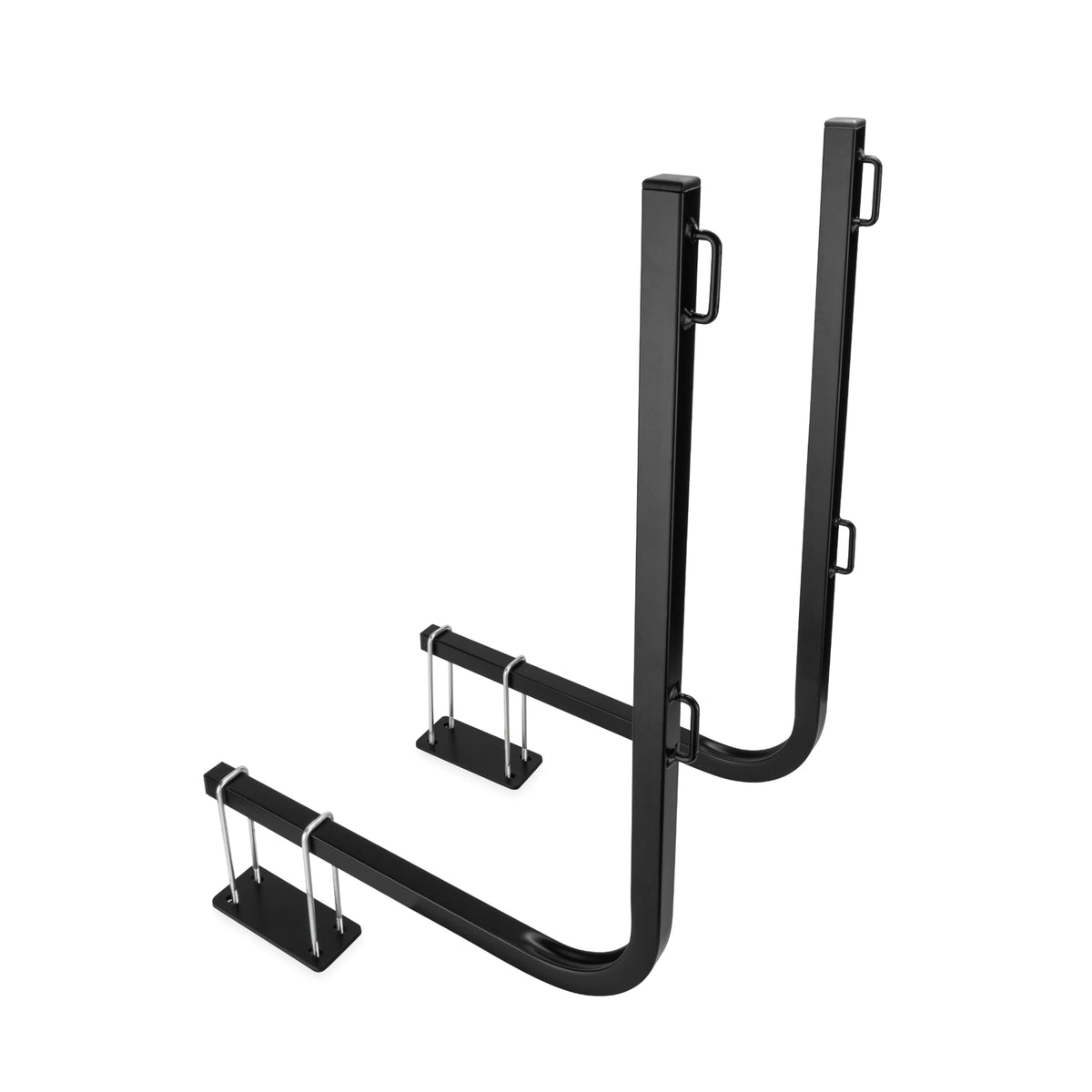 Camco Rhino front view mounted on bumper showing secure transport