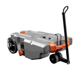 Camco Rhino front view showing tank and handle for easier hauling