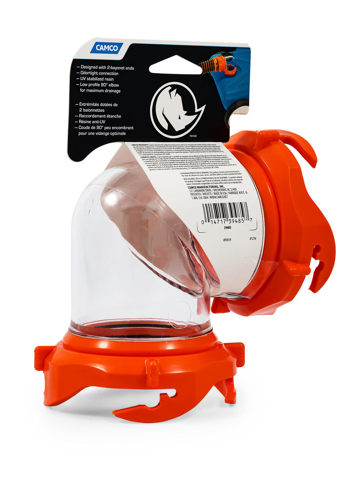 Camco Rhino packaging and label showing USA-made quality assurance