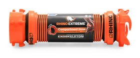 Camco RhinoEXTREME beside ruler for scale showing short 2-foot size advantage