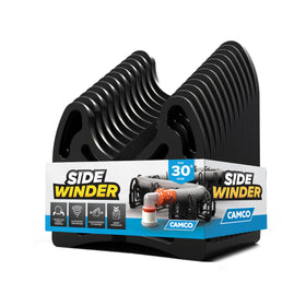 Camco Sidewinder front profile showing support layout and quick setup benefit