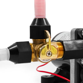 Camco siphon tube detail showing flexible hose for smooth antifreeze transfer