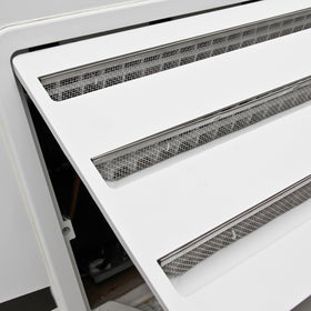 Camco stainless steel mesh close-up showing rust-resistant weave for airflow
