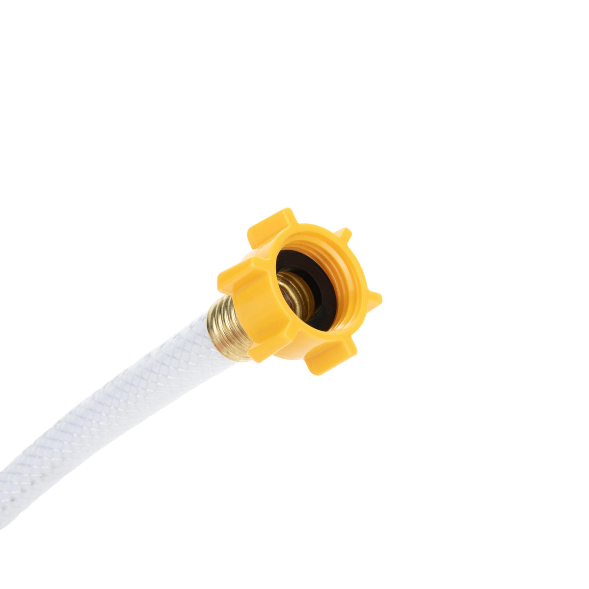 Camco TastePURE neatly coiled in storage demonstrating easy transport and space saving