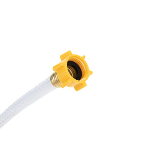 Camco TastePURE neatly coiled in storage demonstrating easy transport and space saving