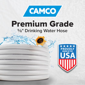 Camco close-up of diamond-hatch texture for kink-resistance benefit