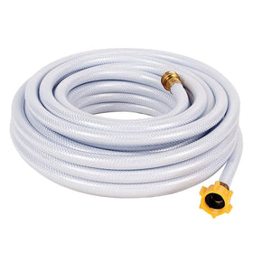 Camco TastePURE front packaging showing hose and label for safe drinking water
