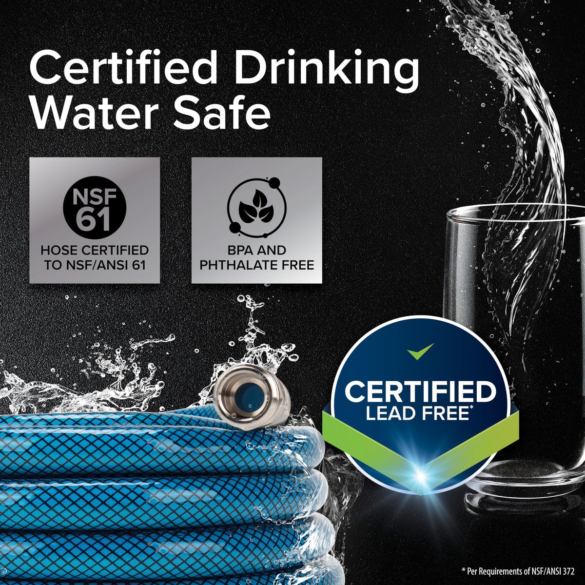 Camco machined metal fitting detail for secure leak-resistant connections