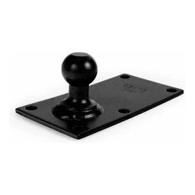 Camco close-up of powder-coated finish preventing rust and protecting plate