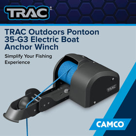Camco TRAC visible all-steel gear motor close-up for durability reassurance