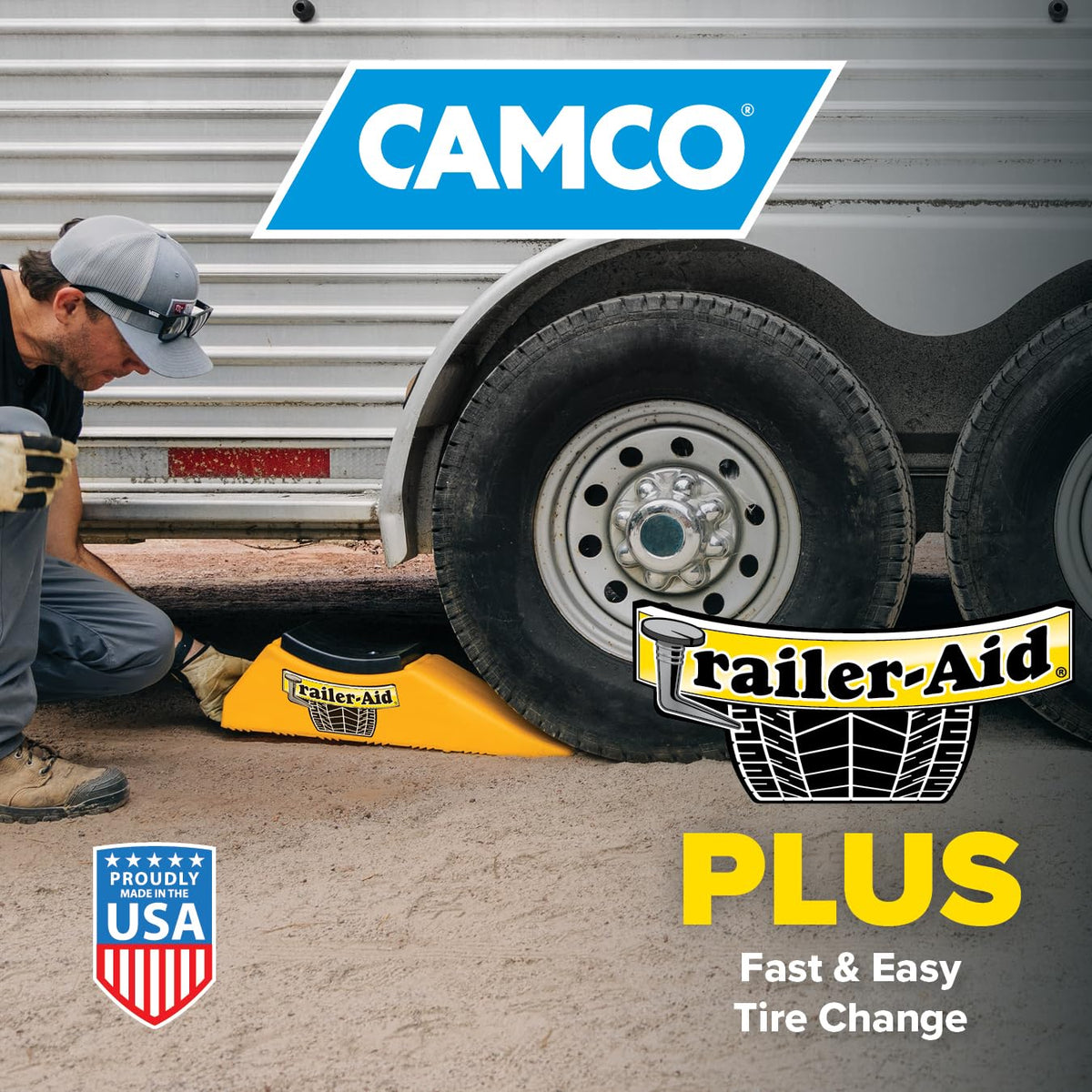 Camco Trailer‑Aid close up of polymer texture for durable weatherproof benefit