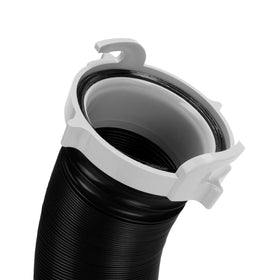 Camco translucent elbow detail allowing visual flow confirmation