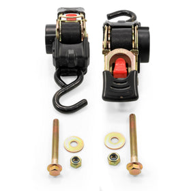 Camco strap front mount showing bolt-on plate and compact housing for secure install