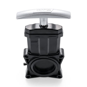 Camco handle open position demonstrating reliable waste flow control
