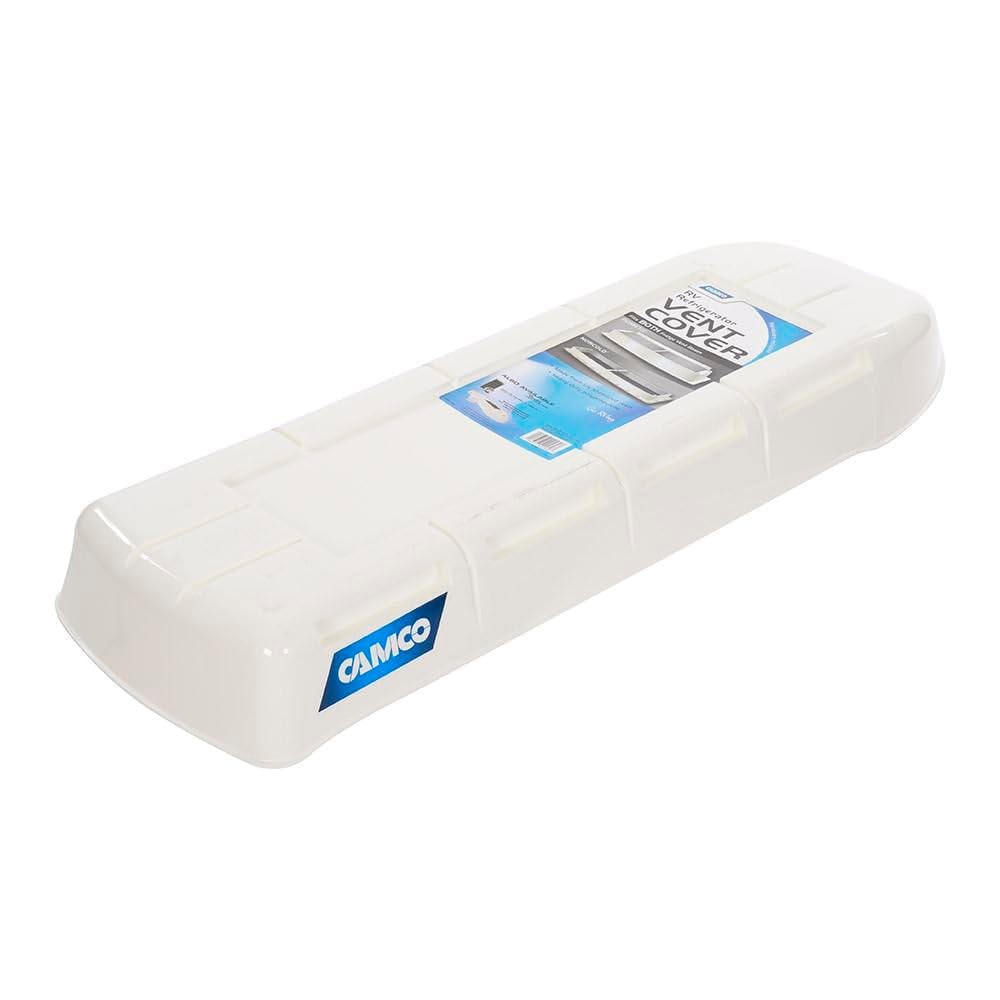 Camco vent cover close-up of heavy-duty plastic texture for weather resistance