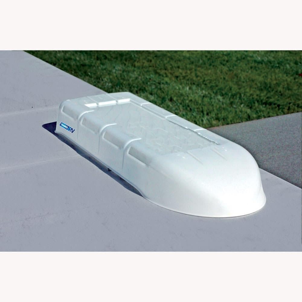 Camco vent cover top with dimples for easy Dometic and Norcold alignment