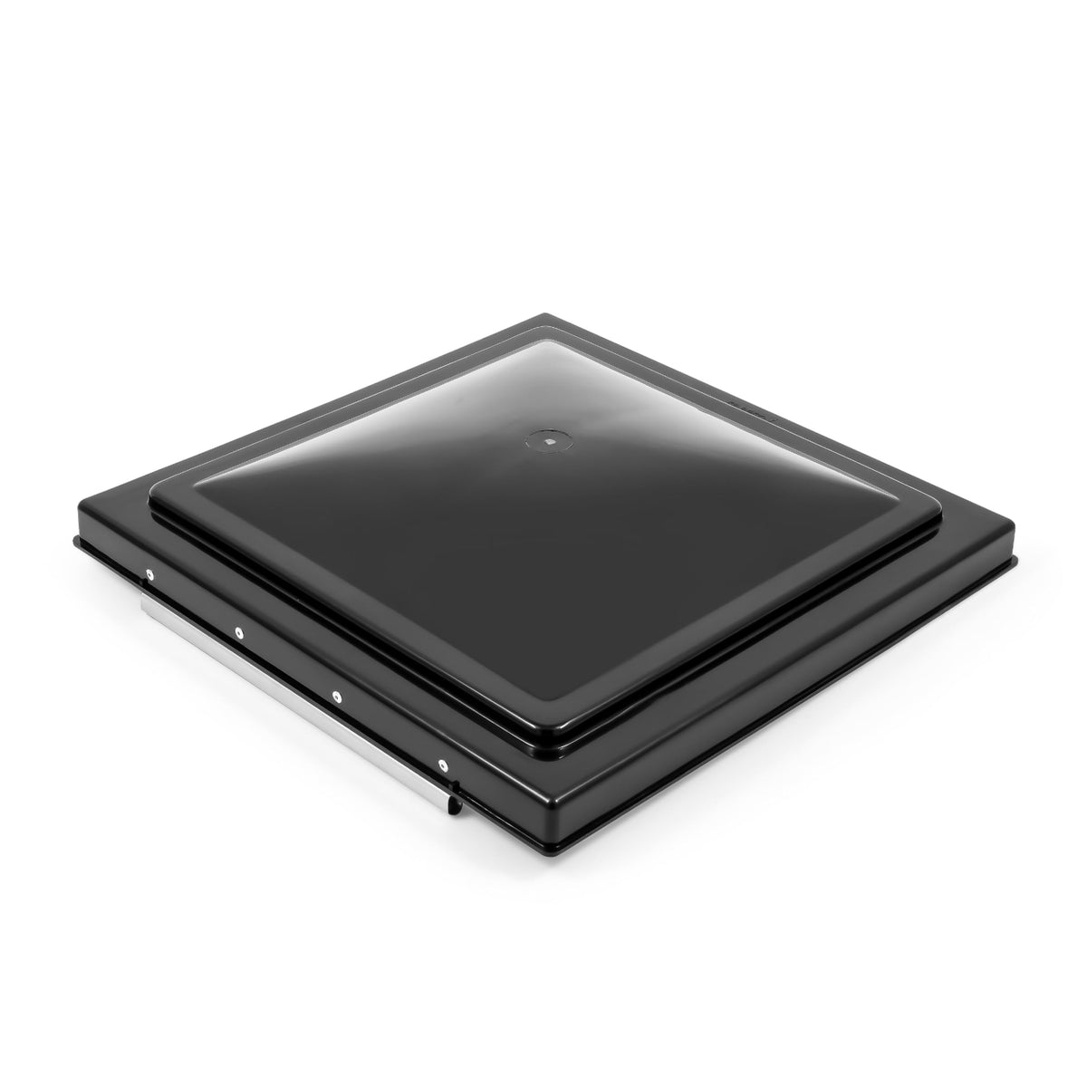 Camco vent lid front view showing smoke tint and clean finish for improved curb appeal
