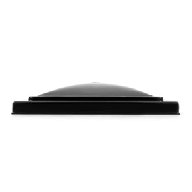 Camco vent lid size comparison with ruler showing 14x14 fit for standard RV vents