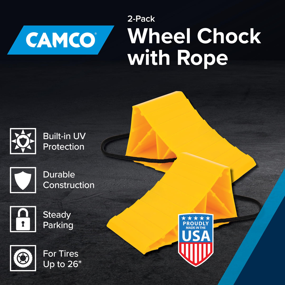 Camco close-up of molded UV-resistant texture for long-lasting durability
