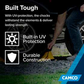 Camco product label and 2-pack packaging highlighting made in USA quality