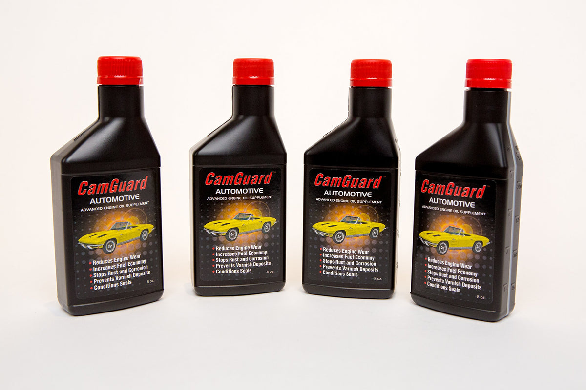 Camguard applied in engine bay illustrating protection in use