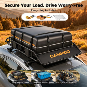CAMMOO soft bag side access with sliders and combo locks, provides easy secure entry