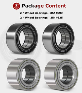 Camoo bearing double-seal detail showing protection against water and dirt