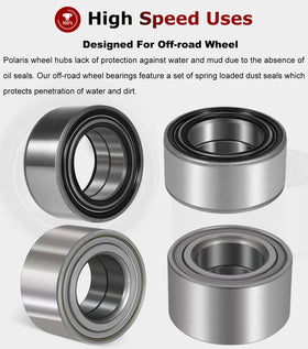 Camoo bearings installed on Ranger hub demonstrating restored wheel stability