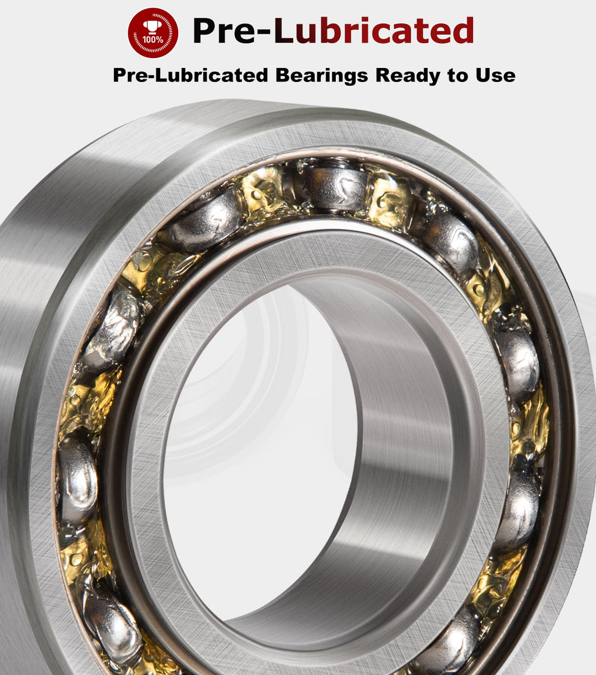 Camoo bearings with scale showing size and correct fit for Polaris Ranger