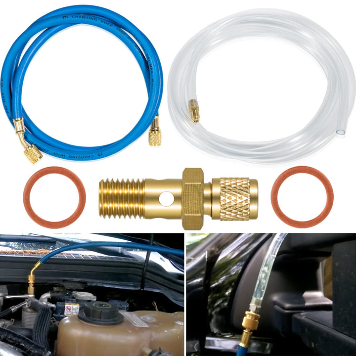 Camoo kit front packaging showing complete bleeder set and benefits