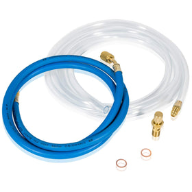 Camoo clear hose with visible fuel flow to confirm air-free system