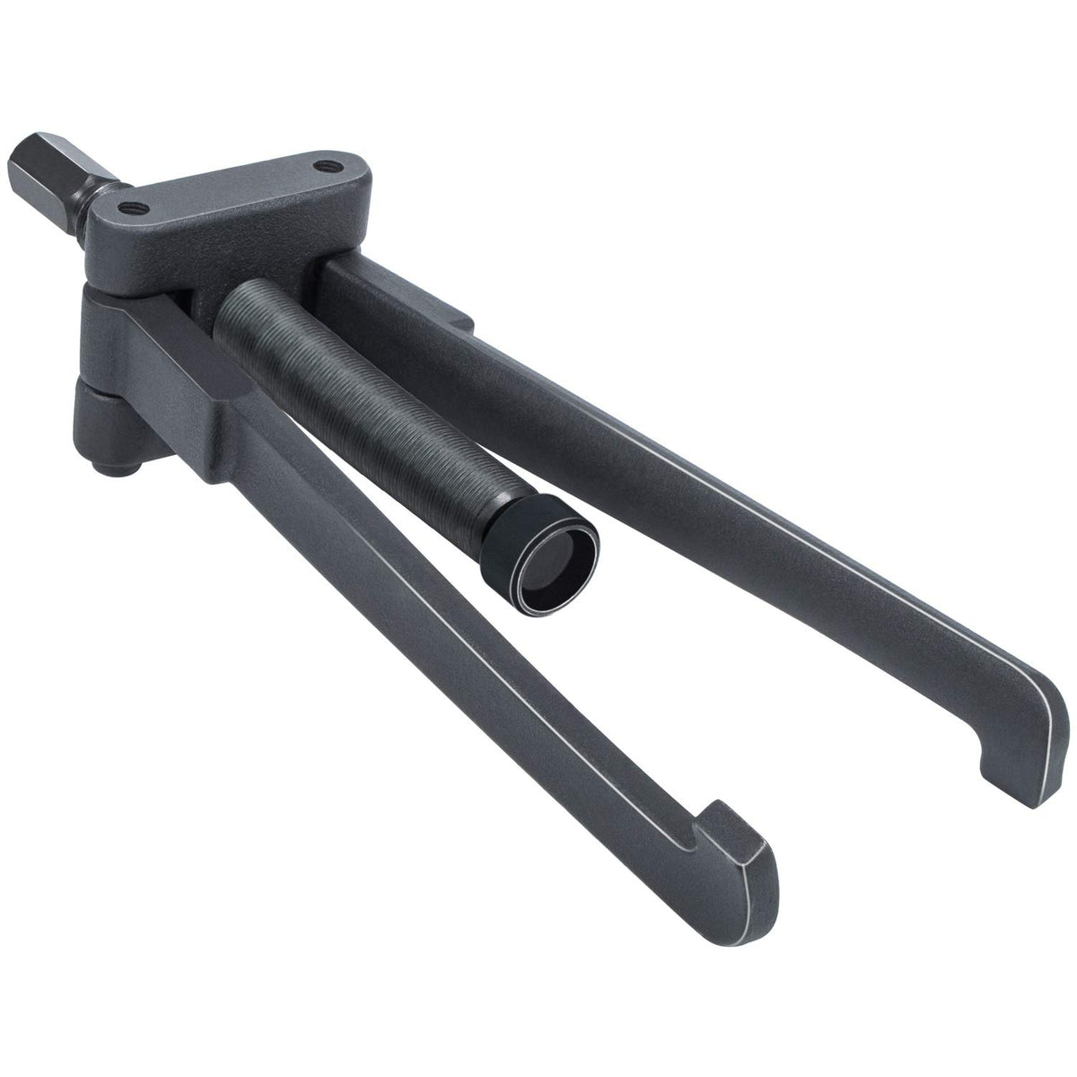 Camoo puller on workbench in shop for professional repair benefit