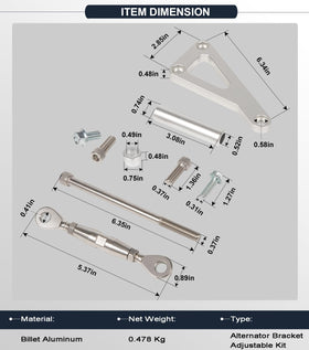 Camoo bracket next to ruler showing compact size and fitment scale