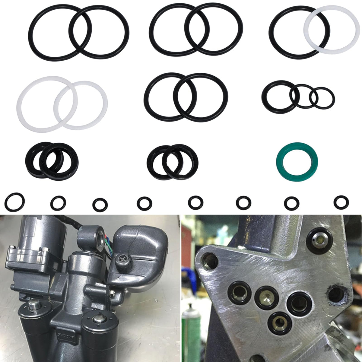 Camoo front packaging showing complete tilt trim seal kit and easy identification