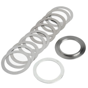 Camotokiit steel shim surface detail highlighting durable, stable material