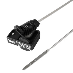 Camotokiit dipstick handle detail with grip for easy removal benefit