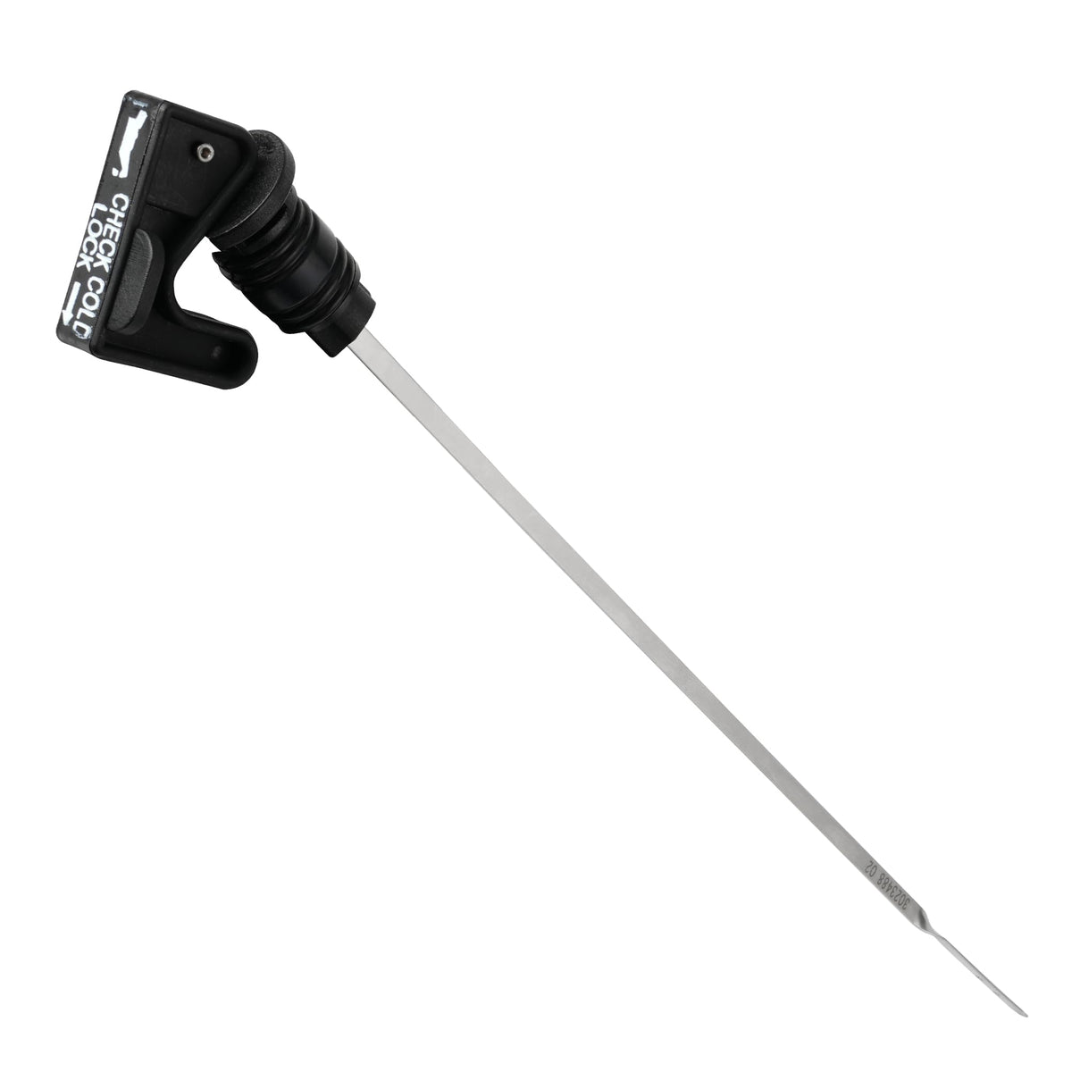 Camotokiit dipstick installed in Polaris engine showing correct seating benefit