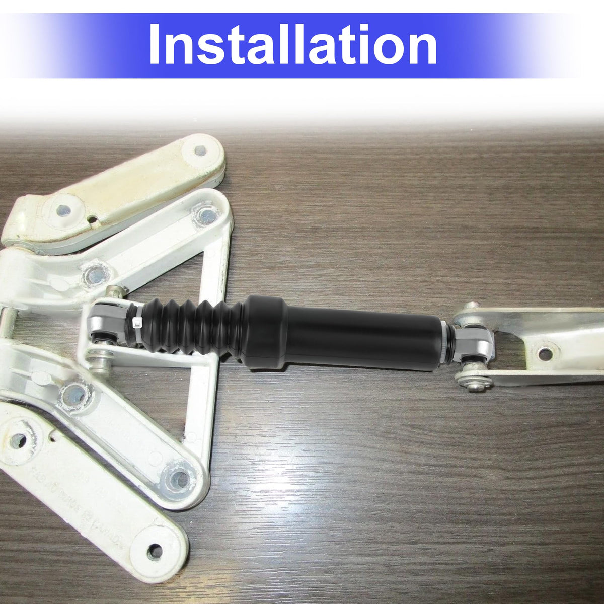 Camotokiit shock installed on SeaDoo front hatch providing secure hold