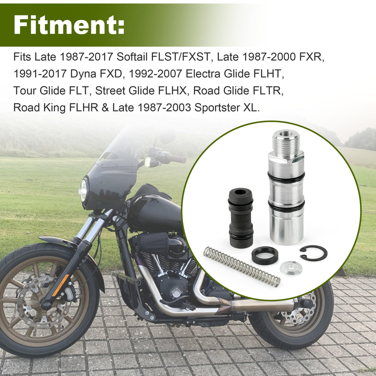 Camotokiit metal piston detail, illustrating smooth surface for improved seal life and consistent travel