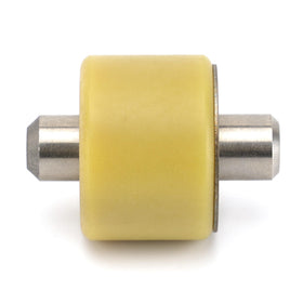 Camotokiit rollers positioned with belt demonstrating compatibility and longer belt life