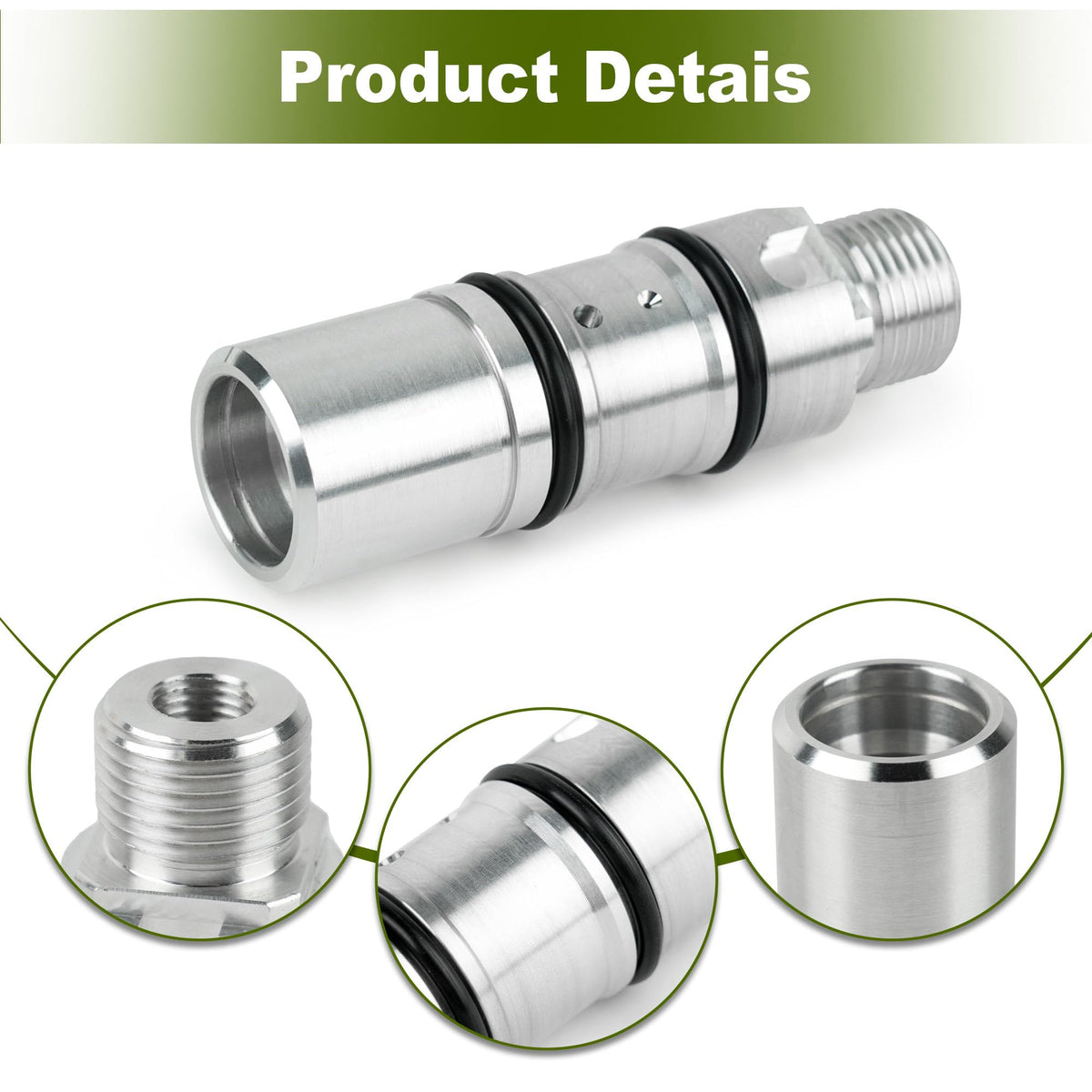 Camotokiit seals and O-rings top view, showing new sealing components for leak prevention and reliability